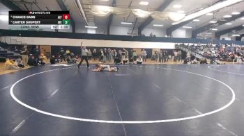 157 lbs Cons. Semi - Chance Babb, Alvernia vs Carter Shupert, Averett