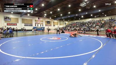 120 Boys Cons. Round 5 - Alejandro Sarabia, Olympian vs Finn Janetzke, Mt Carmel