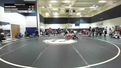 134 lbs Semifinal - Mason Mora, Yorba Linda vs Mason Bonner, Chino Hills WC