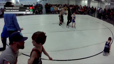 3 lbs Quarterfinal - Maxton Hervert, 2TG vs Knox McMurtry, Midwest Destroyers Wrestling Club