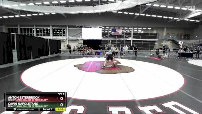 157 lbs Cons. Round 2 - Cavin Napoletano, Pennsylvania College Of Technology vs Anton Esterbrook, Pennsylvania College Of Technology