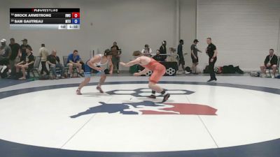 86 kg Cons. Rd Of 16 - Brock Armstrong, Buzzsaw Wrestling Club vs Sam Gautreau, Mat Town USA