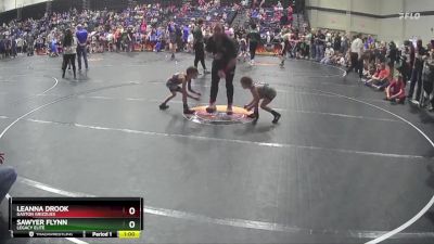 46 lbs Semifinal - Leanna Drook, Gaston Grizzlies vs Sawyer Flynn, Legacy Elite