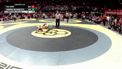 D1-106 lbs Quarterfinal - Andrew Mlynarczyk, St. Edward vs Zac Dodt, Thom. Worthington