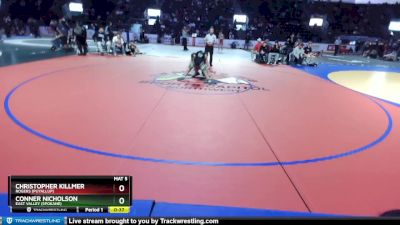 138 lbs Cons. Round 2 - Christopher Killmer, Rogers (Puyallup) vs Conner Nicholson, East Valley (Spokane)