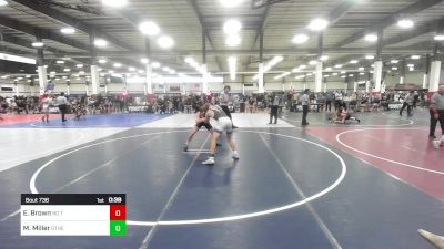 138 lbs Consi Of 8 #2 - Elijah Brown, No Team vs Mitch Miller, Other Team