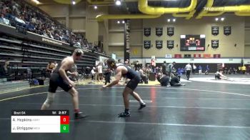 197 lbs Quarterfinal - Alexander Hopkins, Army vs Jackson Striggow, Michigan