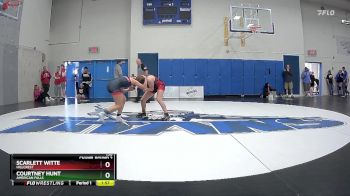 138 lbs Champ. Round 2 - Scarlett Witte, Hillcrest vs Courtney Hunt, American Falls