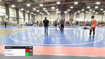 152 lbs Rr Rnd 3 - Ben Cedar, Young Guns Red vs Gus Fleming, Terps Pit Bull W.A.