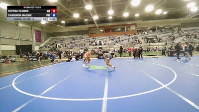 72 kg Cons. Rd Of 16 - Sophia Flores, Betterman Elite Wrestling vs Cameron Massie, Cowgirls Wrestling Club