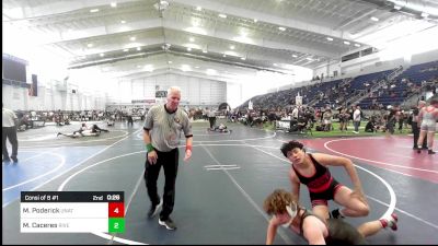 165 lbs Consi Of 8 #1 - Madden Poderick, Unattached vs Miguel Caceres, Riverside Rascals