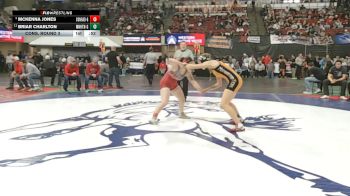 G - 145 lbs Cons. Round 3 - Briar Charlton, Manhattan (Girls) vs McKenna Jones, Conrad (Girls)