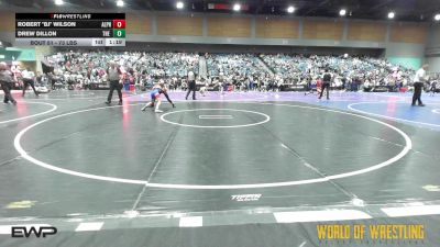 73 lbs Quarterfinal - Robert "BJ" Wilson, Alpha Elite vs Drew Dillon, The Club