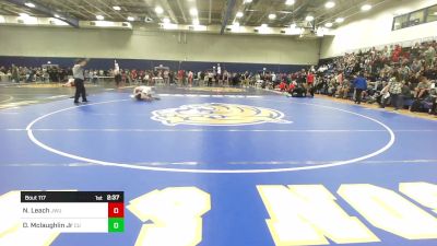 197 lbs Round Of 16 - Nathan Leach, Johnson & Wales vs Darby Mclaughlin Jr, Castleton