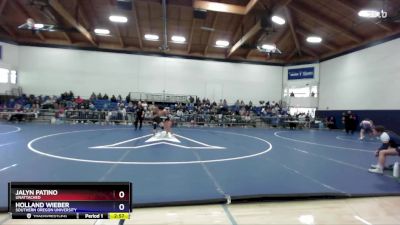 145 lbs Cons. Round 3 - Holland Wieber, Southern Oregon University vs Jalyn Patino, Unattached