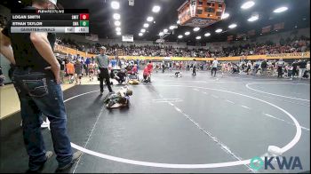 52 lbs Quarterfinal - Logan Smith, Smith Wrestling Academy vs Ethan Taylor, Shelton Wrestling Academy