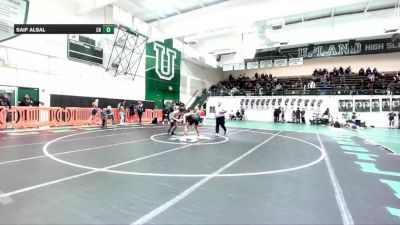 120 lbs Champ. Round 1 - Isaac Tessier, South Hills vs Saif Alsal, Chino Hills