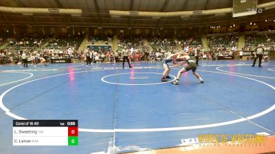 92 lbs Consi Of 16 #2 - Landen Sweeting, The Royal vs Colter Lenze, Moen Wrestling Academy