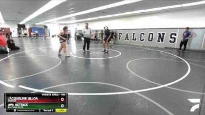 190 lbs Cons. Semi - Ava Hetrick, Eastvale Elite vs Jacqueline Ulloa, Orange