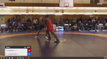 130 kg Semifinal - Courtney Denzel Freeman, USA vs Donald Robert Longendyke, USA