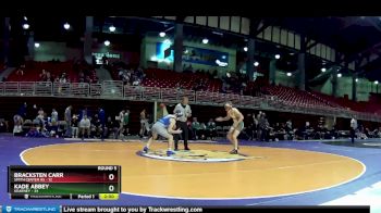 144 lbs Round 5 (6 Team) - Kade Abbey, Kearney vs Bracksten Carr, Smith Center HS