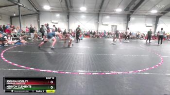 132 lbs Champ. Round 2 - Joshua Mobley, Individual Wrestler vs Kenyon Clements, Ironclad Wrestling