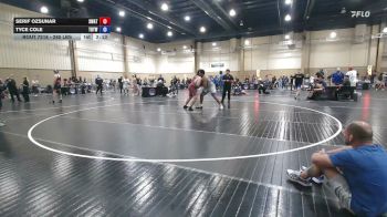 285 lbs Final - Serif Ozsunar, Sheldon Wrestling Academy Training vs Tyce Cole, Tampa Bay Tigers Wrestling