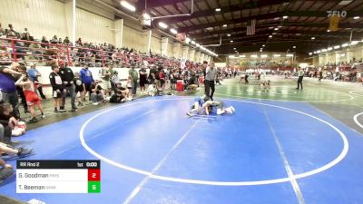 66 lbs Rr Rnd 2 - Grant Goodman, Payson Club Wrestling vs Tayah Beeman, Darkhorse WC