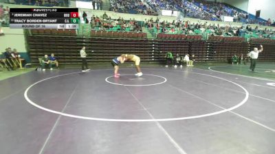 285 lbs Round Of 16 - Jeremiah Chavez, Bridges Prep vs Tracy Borden-Bryant, C.A. Johnson