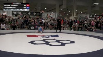 U15 GR - 44 lbs 7th Place Match - Stephen Bagocius, New Jersey vs Casen Becker, Black Fox Wrestling Academy