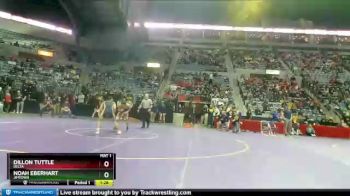 138 lbs Champ. Round 1 - Noah Eberhart, Jimtown vs Dillon Tuttle, Delta