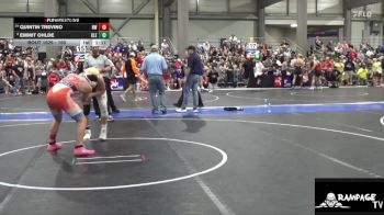 160 lbs Champ. Round 1 - Emmit Ohlde, Clearwater vs Quintin Trevino, Russell WC