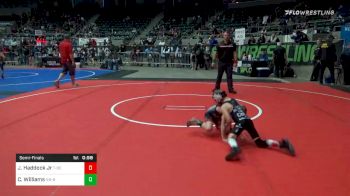 52 lbs Semifinal - Jared Haddock Jr, Team Delaware vs Carter Williams, Nebraska Boyz