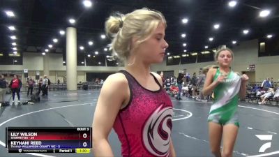 100 lbs Placement (4 Team) - Ella Wells, Stormettes vs Keelie Brandt, TN AAU-Williamson County WC