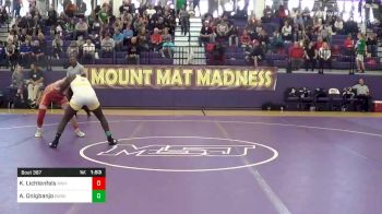 182 lbs Prelims - Kole Lichtenfels, Bishop McCort vs Azeez Onigbanjo, Owings Mills