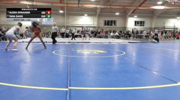 135 lbs Champ. Round 3 - Alora Strauser, Archbishop Alter High School vs Tara Davis, Olentangy Orange