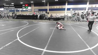 102 lbs Consi Of 16 #2 - Thomas Starr, Gold Rush Wr Ac vs Julius Cordero, Poway Elite