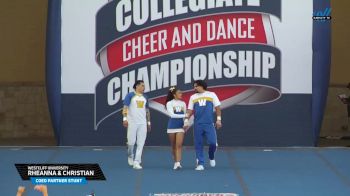 Westcliff University - RheAnna & Christian [2025 Coed Partner Stunt] 2025 NCA & NDA College Nationals