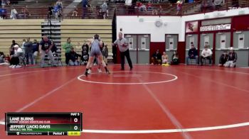114-123 lbs Semifinal - Lane Burns, Mount Vernon Wrestling Club vs Jeffery (Jack) Davis, Roncalli Wr. Fou.