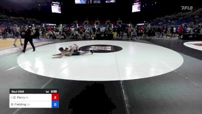 138 lbs Cons 8 #1 - Dalton Perry, PA vs Brogan Fielding, OH