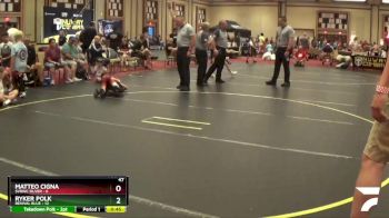47 lbs Round 2 (4 Team) - Ryker Polk, Revival Blue vs Matteo Cigna, SVRWC Silver