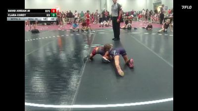 56 lbs Round 3 (4 Team) - Clara Corey, SC United vs David Jordan Jr, MF Purge