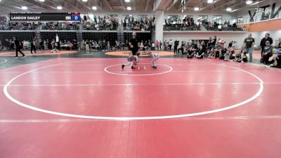 50-55 lbs Champ. Round 1 - Justice Carnes, Team Central vs Landon Dailey, Nebraska Wrestling Academy