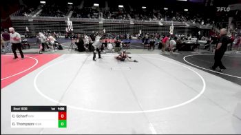 78 lbs Final - Cayden Scharf, Dickinson WC vs Gunner Thompson, Nebraska Elite