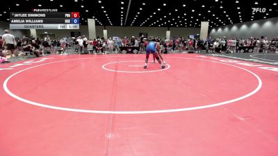 155 lbs Quarters - Jaylee Simmons, Primal Wrestling Academy vs Amelia Williams, Rise