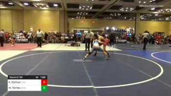 Match - Kolin Elofson, Tesoro High School vs Moses Torres, Omada Kitrinos Wrestling Club