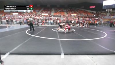 144 lbs Semifinal - Cash McVay, Rose Hill HS vs Dax Duffett, Tonganoxie HS