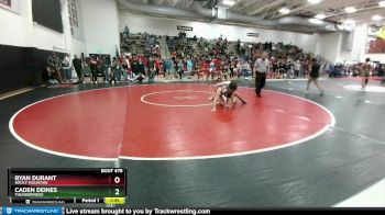 144 lbs Semifinal - Ryan DuRant, Rocky Mountain vs Caden Deines, Thunderridge