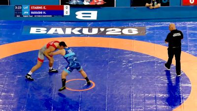 110 kg 1/8 Final - Ernests Stabins, Latvia vs Hanto Hayashi, Japan