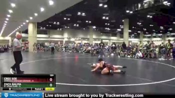 120 lbs Round 8 (10 Team) - Cree Soe, Nebraska Hawaiian Hammers vs Zach Balma, FL Young Guns